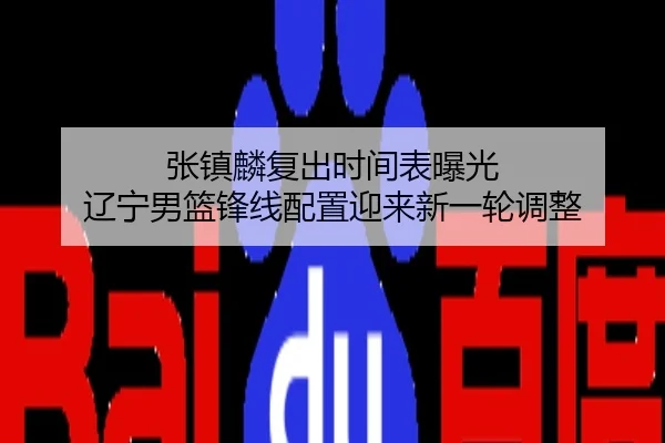 张镇麟复出时间表曝光 辽宁男篮锋线配置迎来新一轮调整